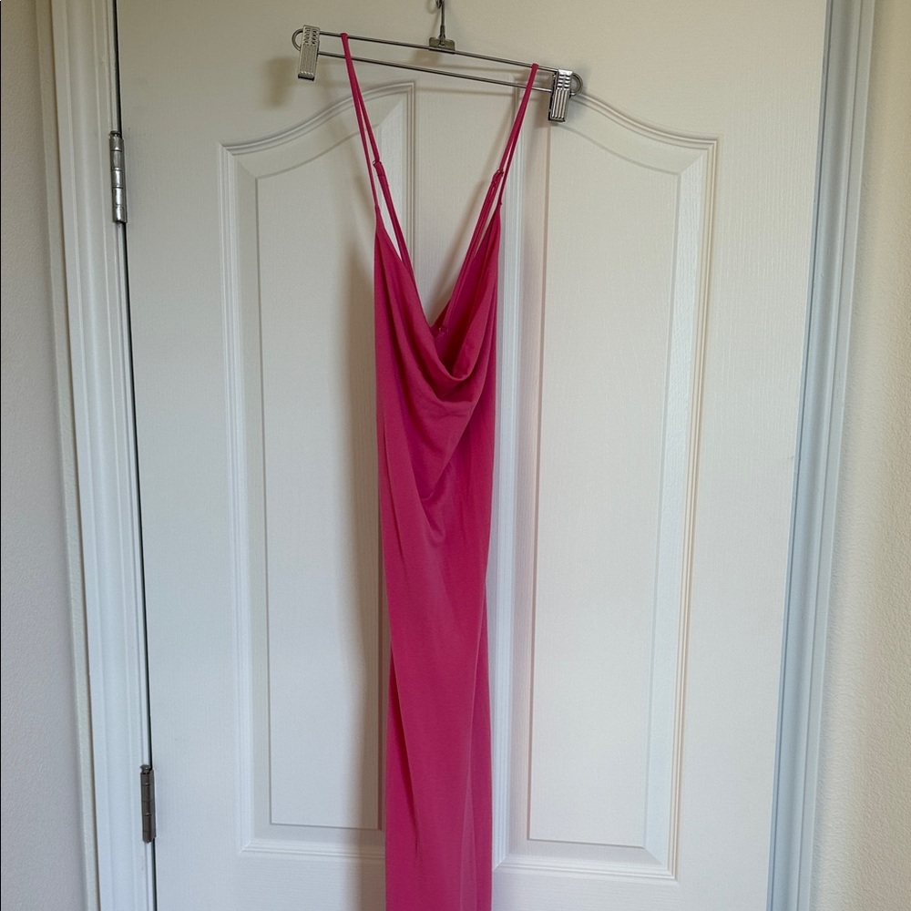 Forever 21 Vibrant Pink Backless Dress